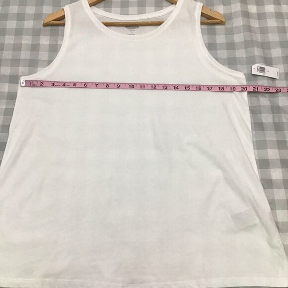 Old Nay active white neutral tanktop soft camisole Large cami basics comfortable - Picture 5 of 9